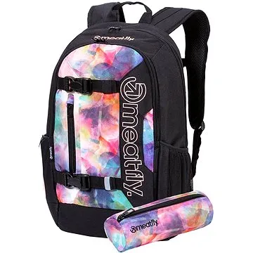 Meatfly Basejumper 6 Backpack, Universe Color, Black (8590201760282)