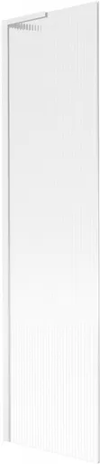 MEXEN/S - Next L vaňová zástena FIX 50 x 150, prúžky, biela 895-050-000-03-09-20