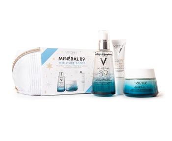 VICHY MINERAL 89 MOISTURE BOOST XMAS 2024 booster 50ml + 72h hydratačný krém 50ml + Capital Soleil UV-Age Daily SPF50+, 15ml