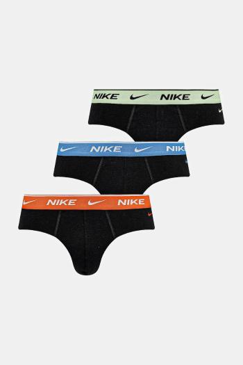 Slipy Nike 3-pak pánske, čierna farba, 0000KE1006