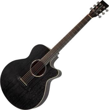 Tanglewood TWBB SFCE Smokestack Black Elektroakustická gitara Jumbo