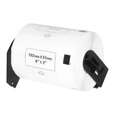 Brother DK-11240, 102mm x 51mm, kompatibilná role etikiet, 600 etiket