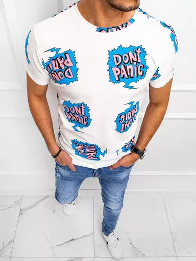 Štýlové bavlnené tričko s potlačou