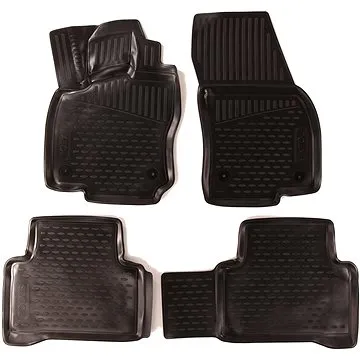 SIXTOL 3D Gumové koberce VOLKSWAGEN Touran II, 2015 -