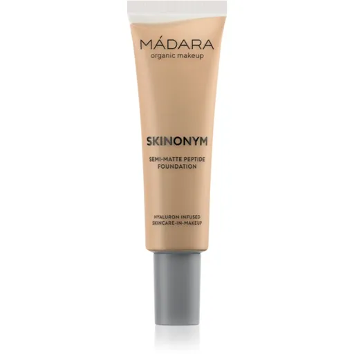 MÁDARA Skinonym Semi-Matte Peptide dlhotrvajúci make-up s peptidmi odtieň Sand 40 30 ml