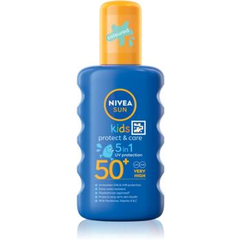 Nivea Sun Kids detský farebný sprej na opaľovanie SPF 50+ 200 ml