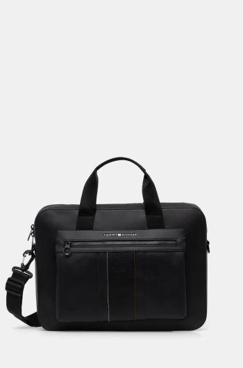 Obal na notebook Tommy Hilfiger čierna farba, AM0AM13096