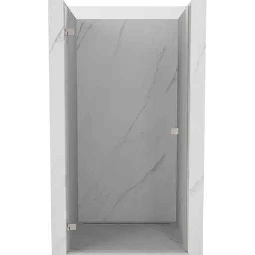 MEXEN/S - Lunar-B sprchové dvere krídlové ľavé 90, transparent, nikel kartáčovaný 832-090-000-97-00-L