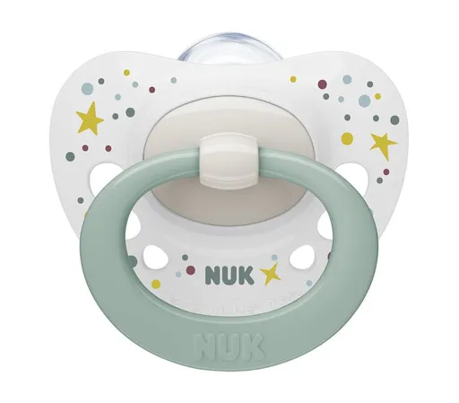 NUK Cumlík Signature 0-6m box bielo-zelený