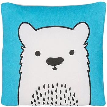BELIANI, Vankúš pre deti 45 × 45 cm modrý WARANASI, 243061 (beliani_243061)