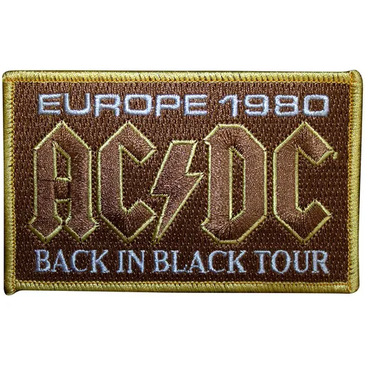 AC/DC Europe 1980 Back In Black Tour