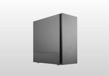 Cooler Master case Silencio S600 Steel, ATX, 2x 120mm Fan, Čierna