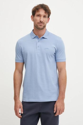 Bavlnené polo tričko BOSS Green jednofarebné, 50469055