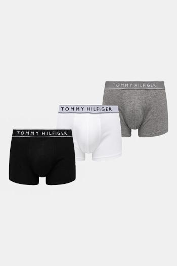 Boxerky Tommy Hilfiger 3-pak pánske, šedá farba, UM0UM03520