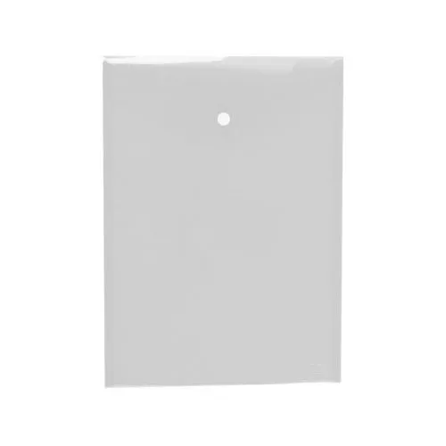 Obálka listová kabelka A4 s cvokom PP na výšku číra