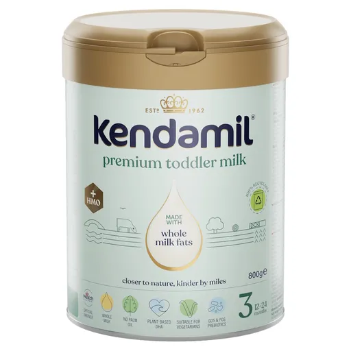 KENDAMIL Premium 3 HMO+ Pokračovacie batoľacie mlieko od 12 mesiacov 800 g