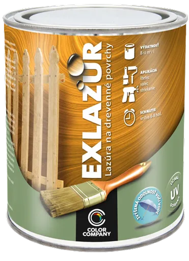 EXLAZUR - Olejová lazúra na drevo bezfarebná 2,5 L