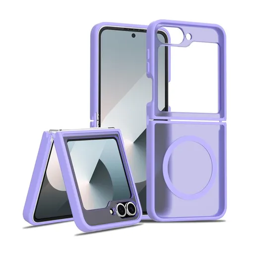 CANDY MAGSAFE Ochranný kryt pre Samsung Galaxy Z Flip7 FE 5G / Flip6 5G fialový