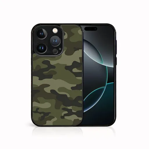 MY ART Ochranný kryt pre Apple iPhone 16 Pro Max GREEN CAMO (235)