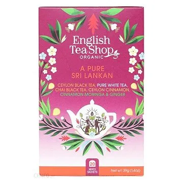 English Tea Shop Mix čajov Čistý Srílančan 40 g, 20 ks bio ETS20