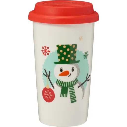 Kameninový téglik s viečkom Snehuliak 400 ml