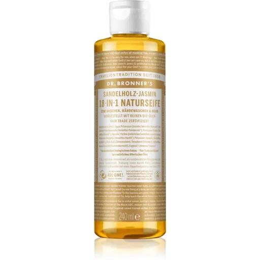 Dr. Bronner’s Sandalwood & Jasmine tekuté univerzálne mydlo 240 ml