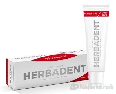 Herbadent PROFESSIONAL Gél na ďasná s chlórhexidínom 25 g