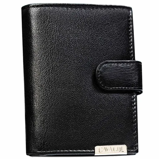 Pánska kožená peňaženka s klasickým dizajnom a RFID ochranou - Cavaldi