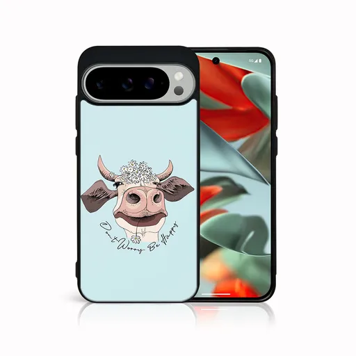MY ART Ochranný kryt pre Google Pixel 9 Pro XL HAPPY COW (181)