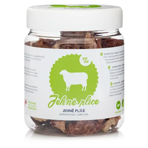 RAW RAW Pochúťka mrazom sušené jahňa pľúca 50 g
