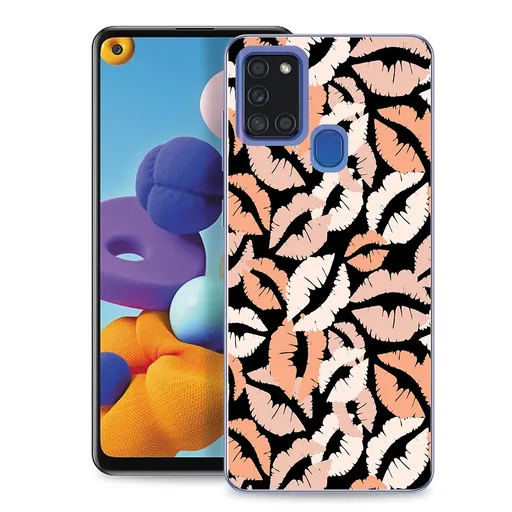 MY ART Ochranný kryt Samsung Galaxy A21s KISSES (104)