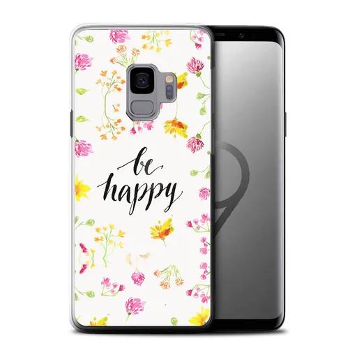 PROTEMIO MY ART kryt Samsung Galaxy S9 BE HAPPY (019)