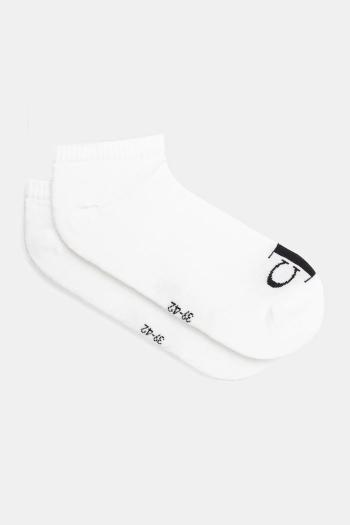 Ponožky Calvin Klein Jeans 2-pak pánske, biela farba, 701228807