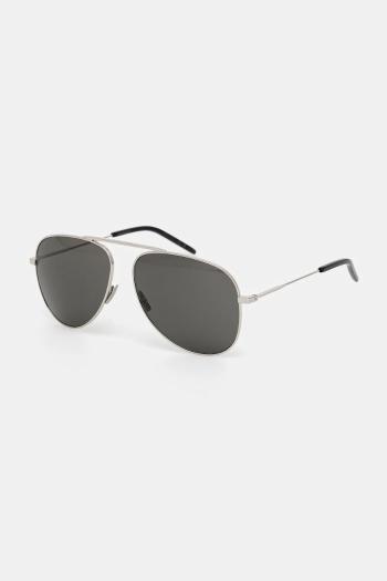 Okuliare Saint Laurent strieborná farba, SL 800