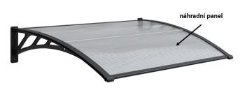 ArtRoja Panel polykarbonátu | priehľadná 1146 x 493,5 mm