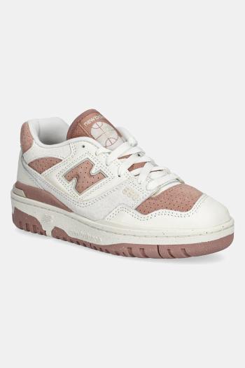 Kožené tenisky New Balance BBW550PF béžová farba, BBW550PF
