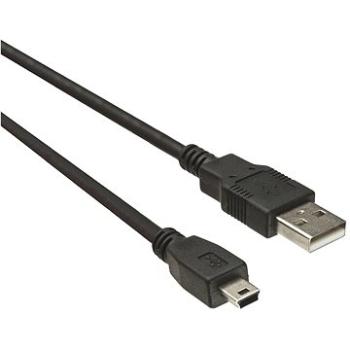 PremiumCord USB 2.0 prepojovací AB mini 0,5 m čierny (ku2m05a)