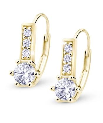 Cutie Diamonds Očarujúce náušnice zo žltého zlata s diamantmi DZ8057-55-00-X-1