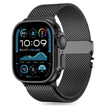 Tech-Protect Milano remienok na Apple Watch 45/45/46/49mm, black