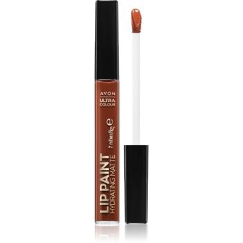 Avon Ultra Colour Paint saténový rúž s matným efektom odtieň Brownie For Dessert 7 ml
