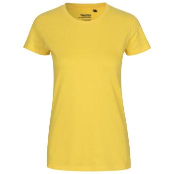 Neutral Dámske tričko Classic z organickej Fairtrade bavlny - Žltá | XL