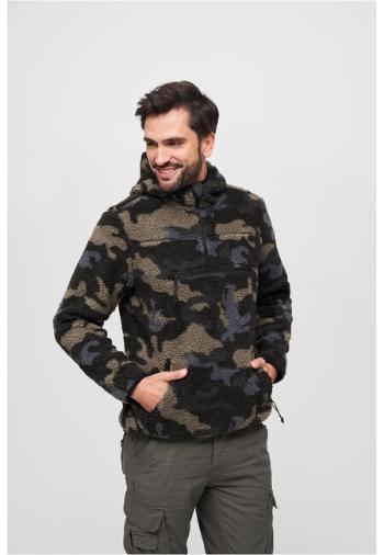 Brandit Teddyfleece Worker Pullover Jacket darkcamo - S