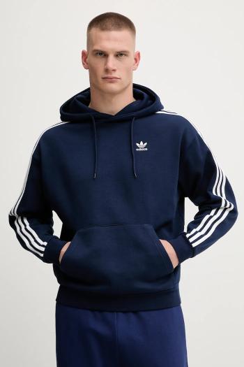 Mikina adidas Originals Baggy Hoodie tmavomodrá farba, s kapucňou, s nášivkou, JP1075