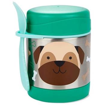 SKIP HOP Zoo Termoska na jedlo s lyžičkou/vidličkou Mopslík 325 ml, 12 m+ (194135556027)