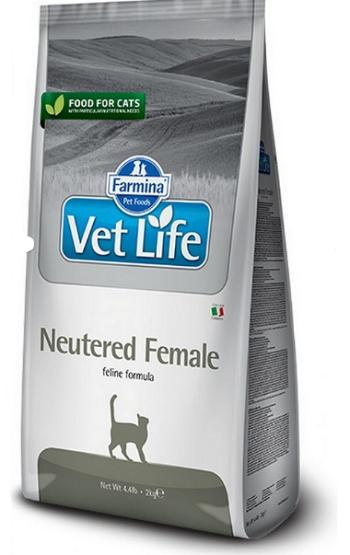 Farmina Vet Life cat neutered female granule pre kastrované mačky 2kg