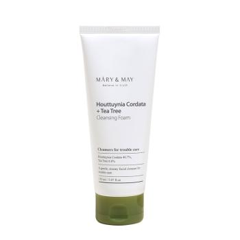 MARY & MAY Čistiaca pena na problematickú pleť Houttuynia Cordata + Tea Tree (Cleansing Foam) 150 ml