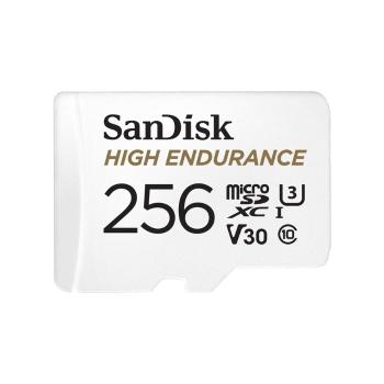 SANDISK 183568 MICROSDXC HIGH ENDURANCE VIDEO 256 GB C 10 U3 V30, ADAPTER