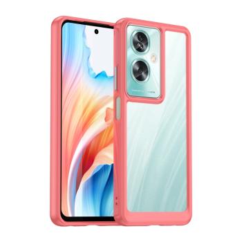 CRYSTAL Ochranný kryt pre Oppo A79 5G červený