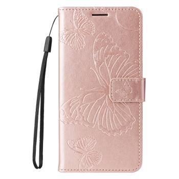 ART BUTTERFLY Peňaženkový obal pre Motorola Edge 50 Neo / ThinkPhone 25 ružový