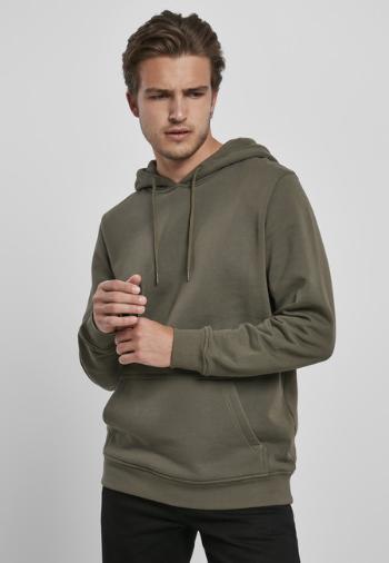 Urban Classics Organic Basic Hoody olive - S